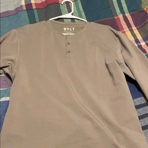 BYLT Drop Cut L/S Henley LUX